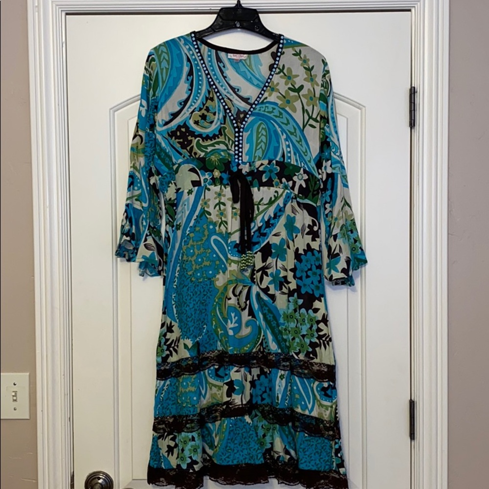 Luv Luv Flowered Dress